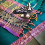 Peacoke Green Kanchi Saree