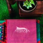 Rose Pink Mangalore Cotton Saree